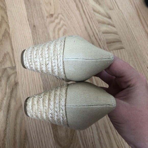 Franco Sarto Cheria Tan Espadrille Wedge Sandals 7 - Picture 5 of 8